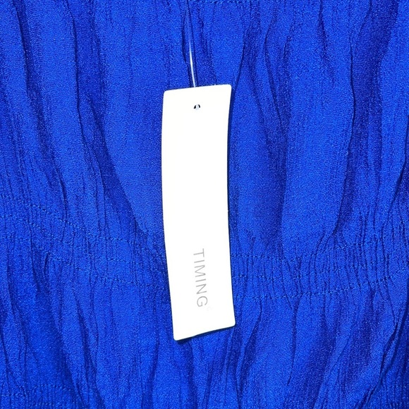 Timing Blue Crop Top Size L - Picture 4 of 6